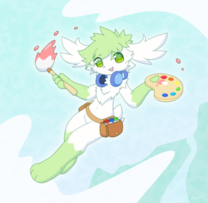 Sky artist, by fiaKaiera